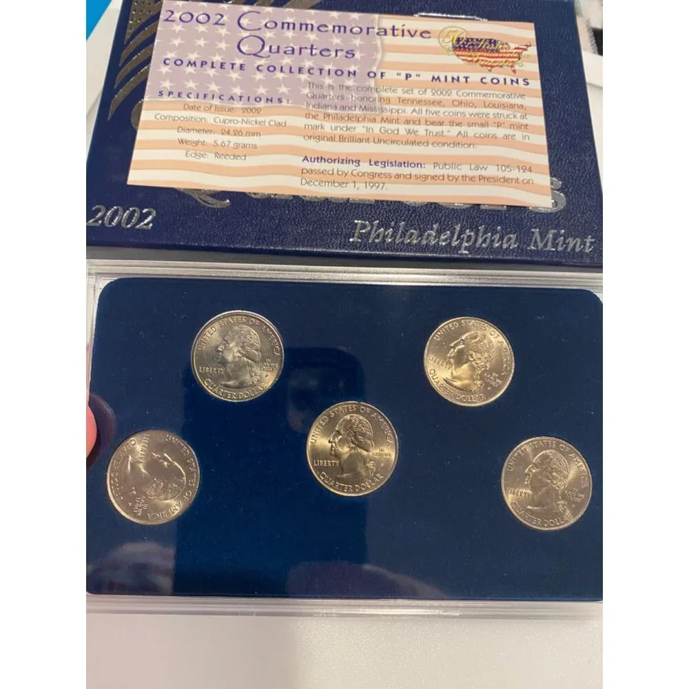 2002 Philadelphia Mint 50 State Commemorative Quarter Collection. - Picture 3 of 3